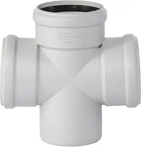 Крестовина одноплоскостная внутренняя бесшумная D=110x110x110мм Угол 87° Ostendorf Skolan Safe SKDA 335900, 1