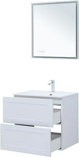 Тумба под умывальник подвесная Aquanet Терра 70 белый матовый 00313233