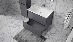 Тумба под умывальник подвесная Raval Wector 70 антрацит Wct.01.70/P/A/MD, 3