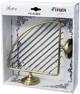 Мыльница Fixsen Retro бронза FX-83809B Мыльница Fixsen Retro бронза FX-83809B, 3