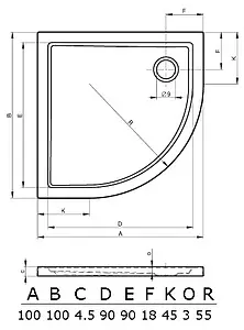 Поддон для душа Riho Zurich 284 D001023005 Поддон для душа Riho Zurich 284 D001023005, 2