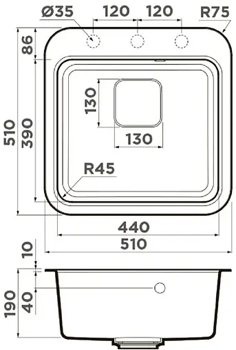 Мойка кухонная Omoikiri Tasogare 51-MA марципан 4993737