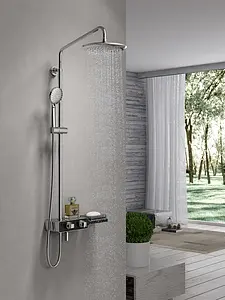 Душевая система с термостатом для ванны Lemark Tropic чёрный/хром LM7009C Душевая система с термостатом для ванны Lemark Tropic чёрный/хром LM7009C, 3