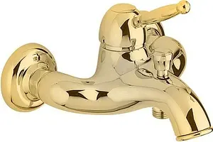 Смеситель для ванны Paffoni Giorgia золото GI022GF, 1