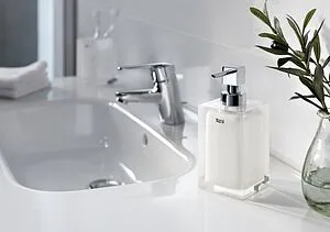 Дозатор для жидкого мыла Roca Ice хром/белый 816861009, 3