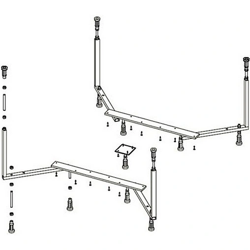 Ножки для ванны Riho POOTSET14 208220