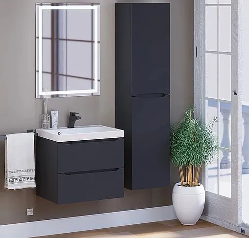 Тумба под умывальник подвесная Uperwood UPD Tanos 60 чёрный 291020230 Тумба под умывальник подвесная Uperwood UPD Tanos 60 чёрный 291020230