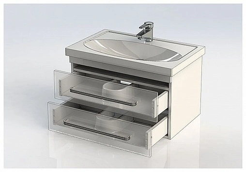 Тумба под умывальник подвесная Aquanet Сиена 70 белый 00186361