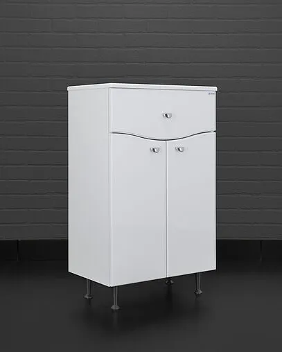 Комод напольный Айсберг Волна 60 белый DA1004K