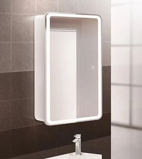 Шкаф-зеркало BelBagno 80x50 белый SPC-MAR-500/800-1A-LED-TCH