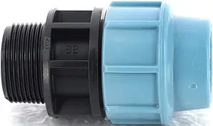 Муфта компрессионная переходная 32мм x 1¼"н Unidelta 1003032005 Муфта компрессионная переходная 32мм x 1¼"н Unidelta 1003032005, 3