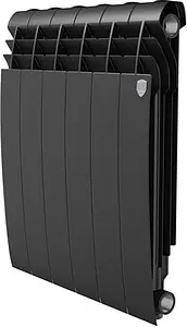 Радиатор алюминиевый 6 секций Royal Thermo BiLiner Alum 500 Noir Sable RTBANS50006 Радиатор алюминиевый 6 секций Royal Thermo BiLiner Alum 500 Noir Sable RTBANS50006, 1