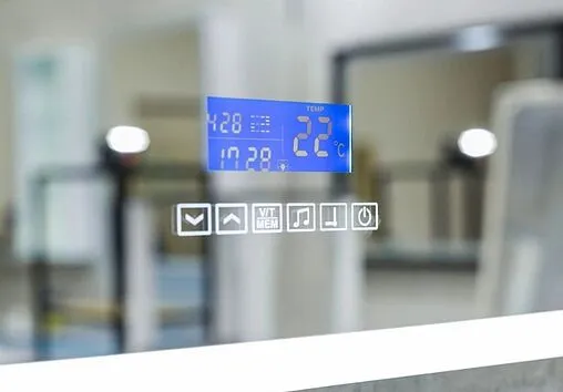 Зеркало с подсветкой Continent Mercury Led 100x70 с музыкальным блоком, с подогревом белый ЗЛП685