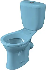 Унитаз-компакт Santeri Виктория голубой 1.P301.6.S06.00B.F Унитаз-компакт Santeri Виктория голубой 1.P301.6.S06.00B.F, 4