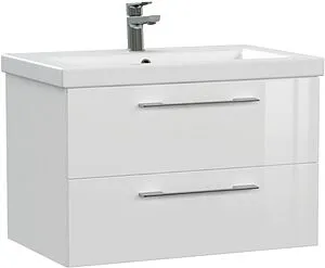 Тумба-умывальник подвесная Cersanit Lara 70 белый 64135+, 1