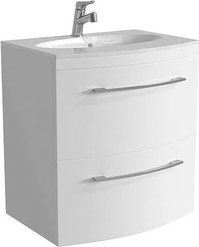 Тумба под умывальник подвесная Aquanet Лонг 60 белый глянец 00167119