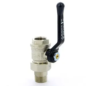 Кран шаровый с американкой ½"в x ½"н Bugatti New Jersey 09200003, 2