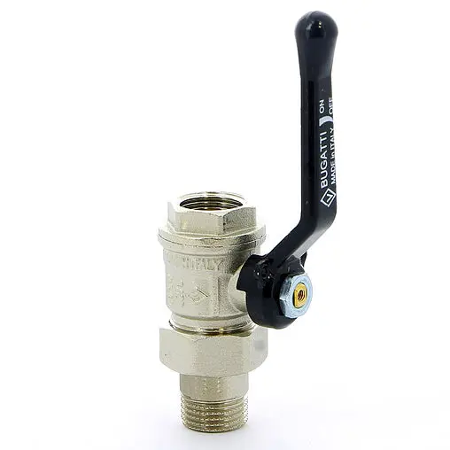 Кран шаровый с американкой ½"в x ½"н Bugatti New Jersey 09200003