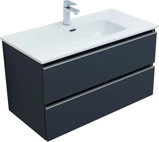 Тумба под умывальник подвесная Aquanet Вега 90 маренго 00329592