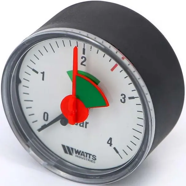 Манометр аксиальный Watts MAL 50мм 4 бар ¼&quot; 10008089, 1