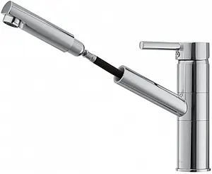 Смеситель для кухни с выдвижным изливом Swedbe Selene хром 7041 Смеситель для кухни с выдвижным изливом Swedbe Selene хром 7041, 4