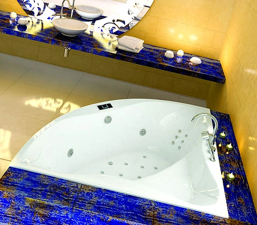 Ванна акриловая Excellent Glamour 140x140 WAEX.GLA14WH