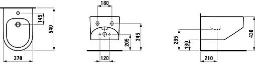 Биде подвесное Laufen Sonar белый матовый 8.3034.1.757.302.1