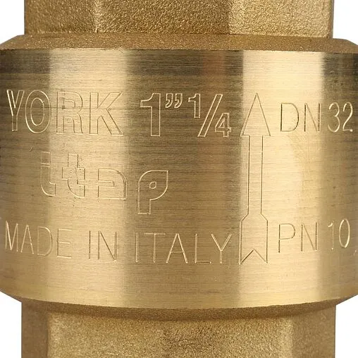 Клапан обратный пружинный 1¼"в x 1¼"в Itap York 1030114 Клапан обратный пружинный 1¼"в x 1¼"в Itap York 1030114