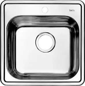 Мойка кухонная IDDIS Strit 48.5 хром STR48S0i77K, 1