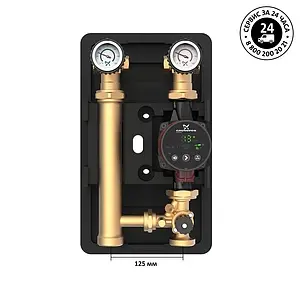 Насосный модуль с 3-х ходовым смесительным клапаном 1½"н х 1"в Grundfos Heatmix M25 99309087 с насосом Grundfos Alpha 2 25-60 180 Насосный модуль с 3-х ходовым смесительным клапаном 1½"н х 1"в Grundfos Heatmix M25 99309087 с насосом Grundfos Alpha 2 25-60 180, 2