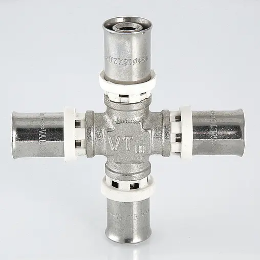 Крестовина пресс редукционная 20мм x 16мм x 20мм x 16мм Valtec VTm.241.N.201620 Крестовина пресс редукционная 20мм x 16мм x 20мм x 16мм Valtec VTm.241.N.201620
