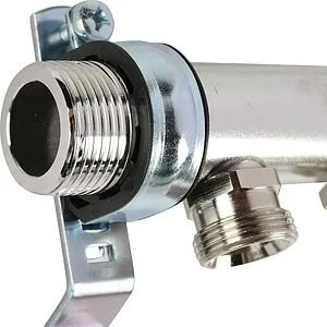 Группа коллекторная распределительная 4 отвода 1&quot;н/н x ¾&quot;ек Rehau HLV 11102061001, 5