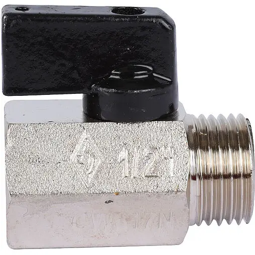 Кран шаровый мини ½"в x ½"н Bugatti Kansas 08050021