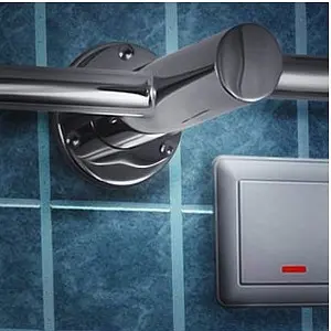 Полотенцесушитель электрический лесенка Energy Aura 600х600 полированная сталь, 3