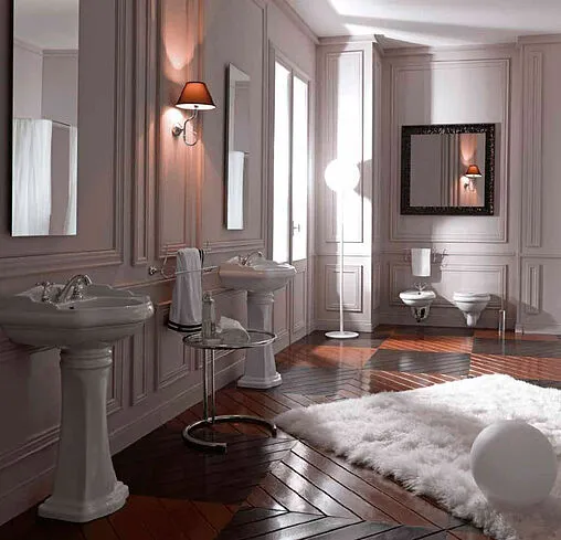 Зеркало Kerasan Retro 100 золото 736403