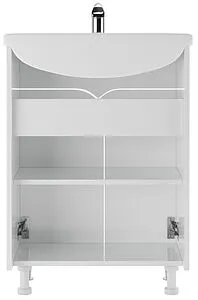 Тумба-умывальник напольная Айсберг Радуга 60 белый DA1142TR+4620008192772, 4