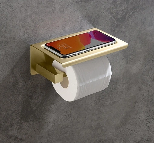 Держатель туалетной бумаги Timo Selene золото матовое 17044/17
