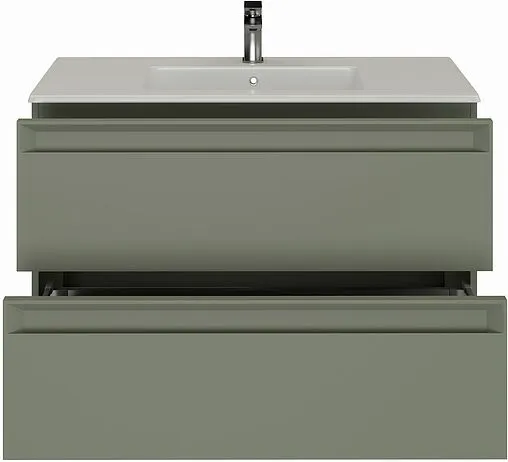 Тумба-умывальник подвесная Allen Brau Eclipse 2.0 80 олива 1.E1002.CGM 2.0+4.11025.20