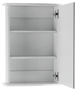 Шкаф-зеркало Айсберг Милана 50 белый DA1062HZ, 4