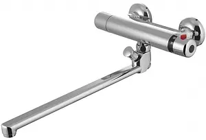 Термостат для ванны с длинным изливом Lemark Thermo хром LM7734C Термостат для ванны с длинным изливом Lemark Thermo хром LM7734C, 1