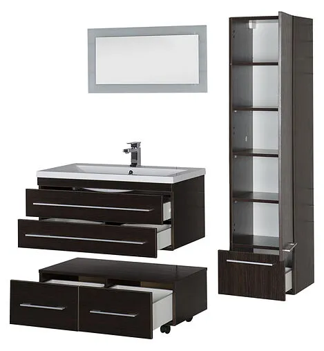 Шкаф-пенал подвесной Aquanet Нота 40 R венге 00159112 Шкаф-пенал подвесной Aquanet Нота 40 R венге 00159112