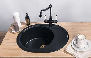 Мойка кухонная Omoikiri Manmaru 62-DC темный шоколад 4993354, 3