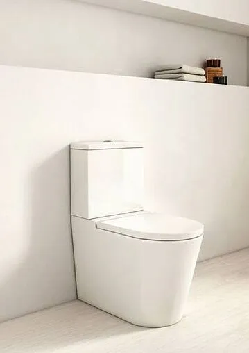 Унитаз-компакт Roca Inspira Rоund белый 342527000+341520000