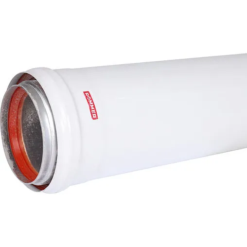 Удлинитель дымохода Ø 80/100мм L=500мм (Al) утепленный Rommer RCA-0080-800500