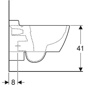 Унитаз подвесной безободковый Geberit Xeno² Rimfree белый 500.500.01.1 Унитаз подвесной безободковый Geberit Xeno² Rimfree белый 500.500.01.1, 4