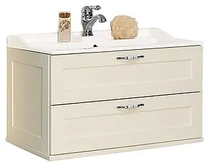 Тумба под умывальник подвесная Aquaton Леон 65 дуб бежевый 1A187001LBPR0, 1