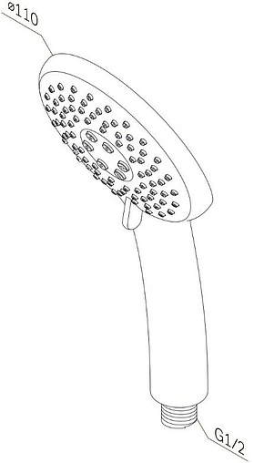 Лейка ручного душа Am.Pm Like хром F0280000