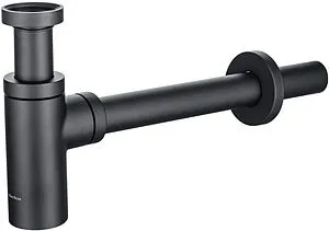 Сифон бутылочный для раковины Allen Brau чёрный матовый 5.31025-31 Сифон бутылочный для раковины Allen Brau чёрный матовый 5.31025-31, 1