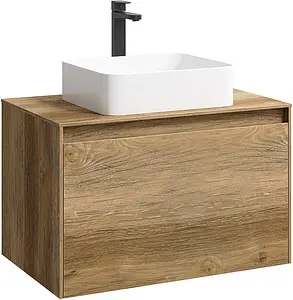 Тумба-умывальник подвесная Aqwella Mobi 80 дуб балтийский MOB0108DB+MOB0708DB+641945 Тумба-умывальник подвесная Aqwella Mobi 80 дуб балтийский MOB0108DB+MOB0708DB+641945, 1