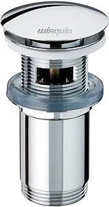 Выпуск автоматический для раковины с переливом Wirquin хром 30723390 Выпуск автоматический для раковины с переливом Wirquin хром 30723390, 1